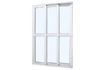 PORTA BALCAO 3 FLS DE VIDRO MOVEIS TOP BRANCO