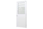 Porta Basculante Lambril Vidro Mini Boreal Alumínio Branco Linha Top
