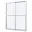 Porta de Aluminio de Correr 2 Balcao folhas Cor Branco Linha 25mm de 210x120 e 210x150 1 png