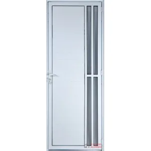 Porta Lambril Duas Torres Visor Mini Boreal Alumínio Branco Linha Premium