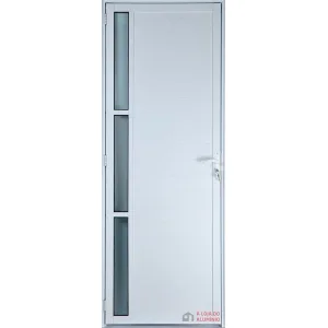 Porta Lambril Visor Simples Mini Boreal Alumínio Branco Linha Premium