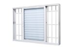 VENEZIANA 3 FLS COM GRADE TOP BRANCO