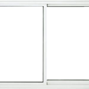 Vitro 2 Folhas Móveis Sem Grade Alumínio Branco Linha Design Premium