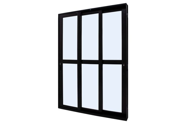 PORTA BALCAO 3 FLS DE VIDRO MOVEIS TOP PRETO
