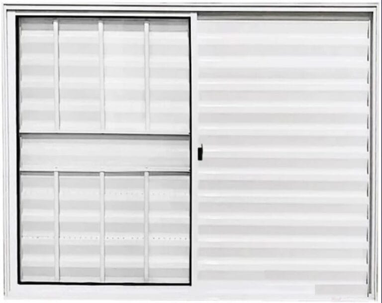 VENEZIANA 3 FLS COM GRADE BRANCO ECON