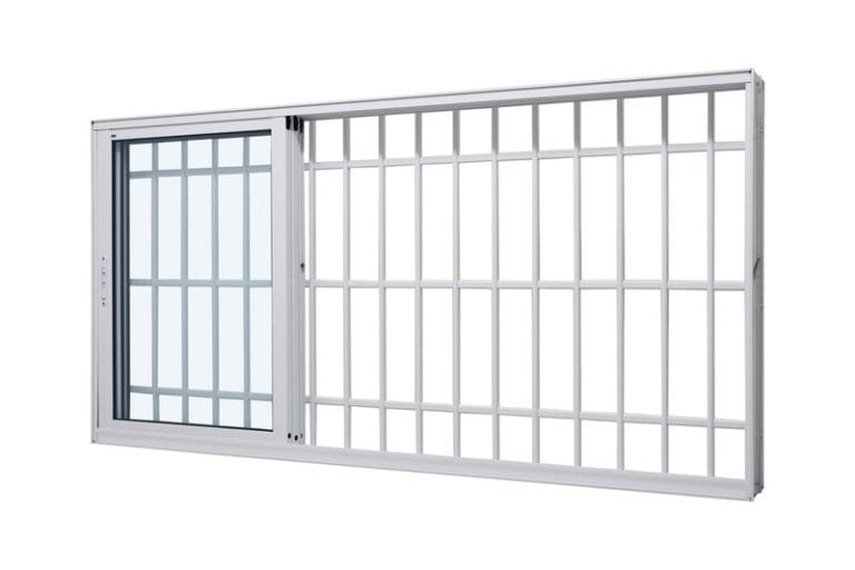 VITRO 3 FLS DE VIDRO MOVEIS COM GRADE TOP BRANCO 2