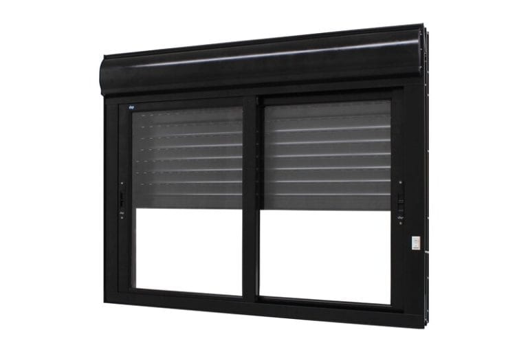JANELA INTEGRADA TAPARELLA 2 FLS MOVEIS INTERRUPTOR TOP PRETO 2