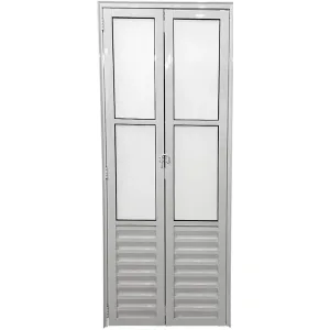 Porta Camarão Palheta Vidro Mini Boreal Alumínio Branco Linha Premium