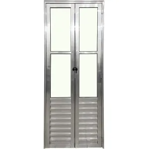 Porta Camarão Palheta Vidro Mini Boreal Alumínio Brilhante Linha Premium