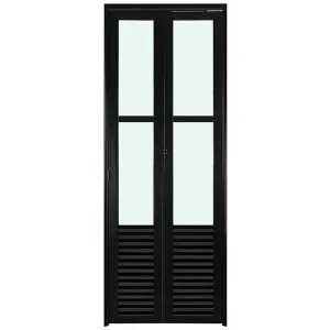 Porta Camarão Palheta Vidro Mini Boreal Alumínio Preto Linha Premium