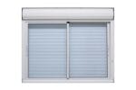 JANELA PERSIANA INTEGRADA 2 FLS MOVEIS INTERRUPTOR BRANCO