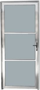 Porta Vidrão Vidro Mini Boreal Alumínio Brilhante Linha Premium