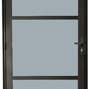 Porta Vidrão Vidro Mini Boreal Alumínio Preto Linha Premium