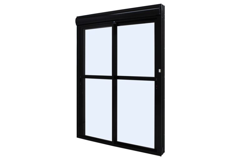 PORTA INTEGRADA PERSIANA 2 FLAS INTERRUPTOR DESIGN PREMIUM PRETO 2