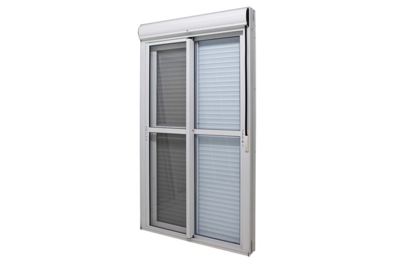 PORTA INTEGRADA PERSIANA 2 FLAS TELA DESIGN PREMIUM BRANCO